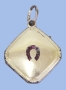 Кулон Металл, гранаты СССР, начало XX века 1920 г инфо 10908v.