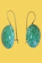 Серьги Латунь, амазонит СССР, 60-е годы XX века 1960 г инфо 10916v.