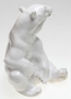 Медведь полярный Фарфор, роспись СССР, ПКИ (позднее ЛОЗ), 1950-е гг Ленинградский опытный завод ЛОЗ 1955 г инфо 11103v.