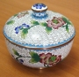 Сахарница Латунь, клуазоне Китай, 50-е годы XX века 1953 г инфо 11189v.